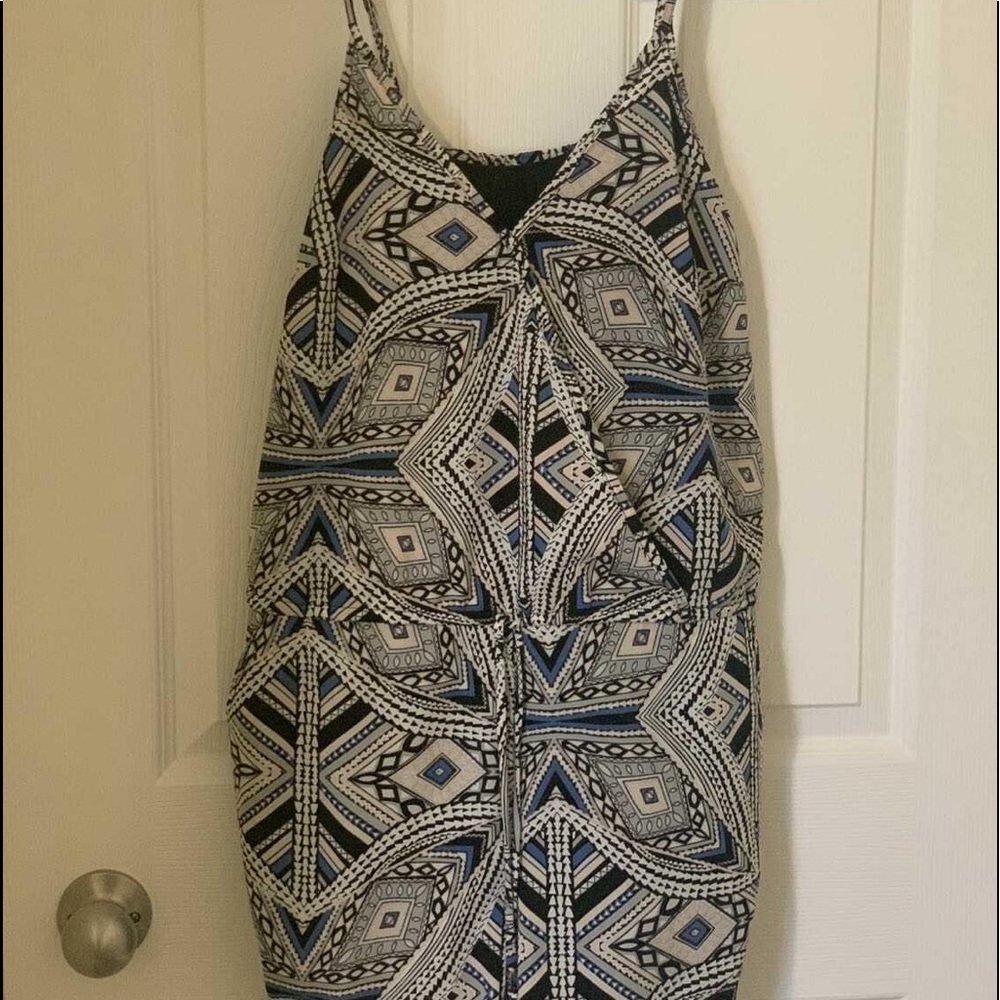 Ladies Geometrical Design Romper